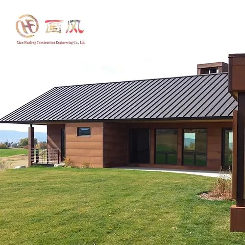 Μόνιμη ραφή μεταλλική στέγη βεράντας